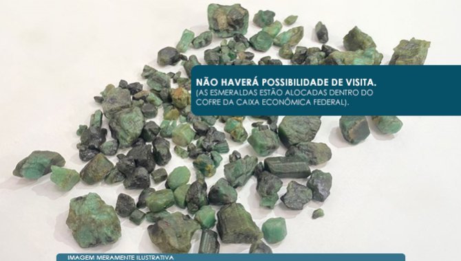 Foto - 40.000 gramas de Pedras Preciosas denominadas Esmeralda Natural - [1]