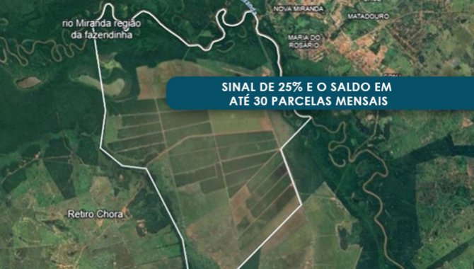 Foto - Áreas de Terras totalizando 2.628 ha na Fazenda Pouso Alegre - Miranda - MS - [1]