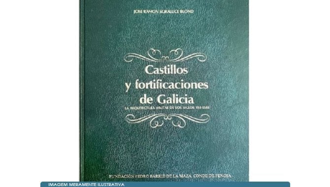 Foto - Raridade - Livro de Arquitetura Militar / Documentário: Livro sobre Arquitetura militar da Galícia - [1]