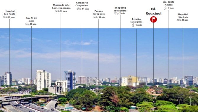 Foto - Edifício Comercial c/ 6.287 m² (32 salas) | Térreo + 8 pavimentos, 3 subsolos e 118 vagas (sendo 21 para motocicletas) - Moema - São Paulo - SP - [6]