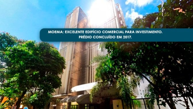 Foto - Edifício Comercial c/ 6.287 m² (32 salas) | Térreo + 8 pavimentos, 3 subsolos e 118 vagas (sendo 21 para motocicletas) - Moema - São Paulo - SP - [1]