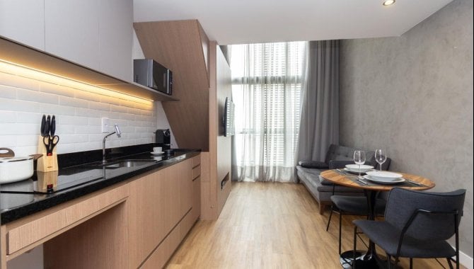 Foto - Apartamento mobiliado 28 m² (área privada + mezanino) - Consolação - São Paulo - SP - [1]