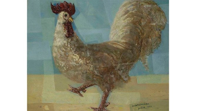 Foto - Quadro (Galo) de Candido Portinari - 1950 - [1]