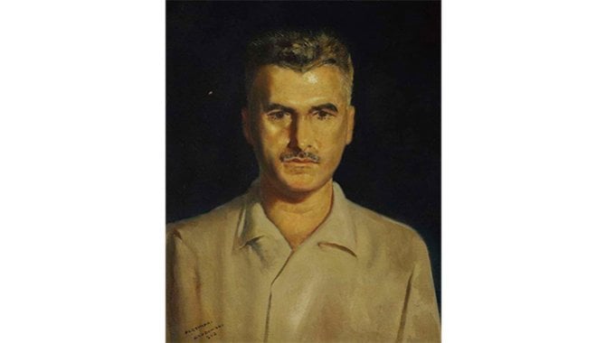 Foto - Quadro (Retrato de Mendes André) de Candido Portinari - 1952 - [1]