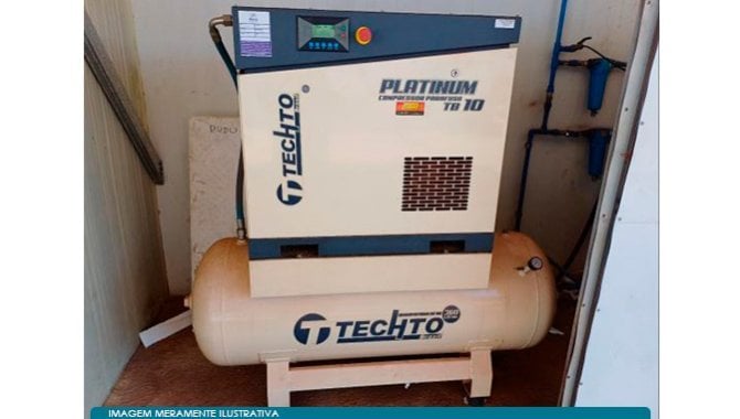 Foto - Compressor Parafuso Techto Mod. Tb 10 Fabr. 12/2019 - [1]