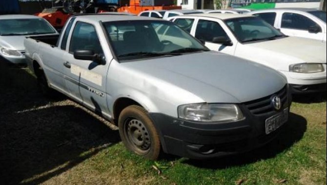 Foto - Carro Volkswagen Saveiro Titan-Felx, Prata, 2008 - [1]