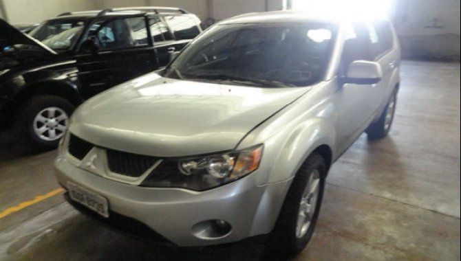 Foto - Carro Mitsubishi/Outlander, Cinza, 2007/2008 - [1]