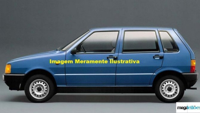 Foto - Carro Fiat Uno azul 2000 - [1]