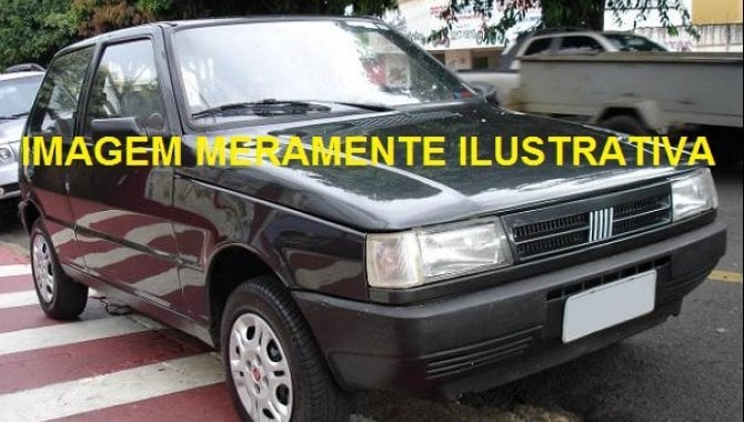 Foto - Fiat Uno Preto, 1993 - [1]