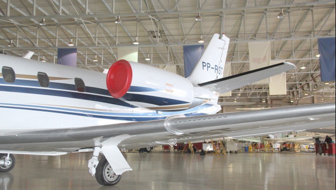 Foto - Aeronave Cessna Aircraft Citation XLS, 2005, Branca - [7]