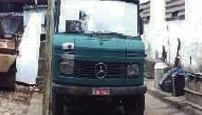 Foto - Caminhão Mercedes Benz/ 608D, Verde - [1]