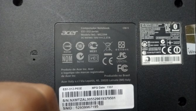 Foto - Notebook Acer ES1-512 Series MS2394 - [3]