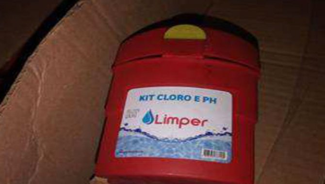 Foto - 05 Caixas Kit Cloro e PH com 12 unidades Limper - [1]