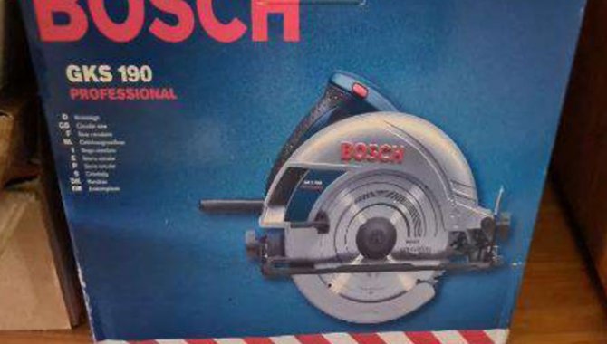 Foto - Serra Circular Bosch GKS 190 Professional - [1]