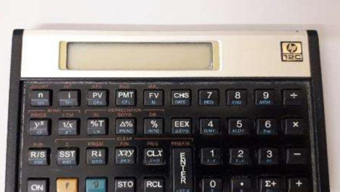 Foto - Calculadora HP 12C - [1]