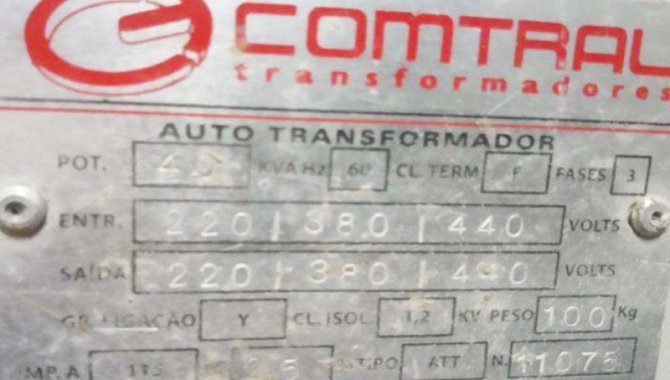 Foto - 01 Transformador Comtral - [2]