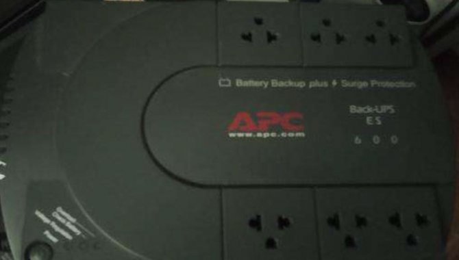 Foto - 02 Back Ups De Bateria APC Back UPS ES 600 (Lote 286) - [1]