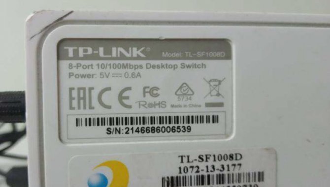 Foto - 01 Switch Tplink TLSF1008D HP - [2]