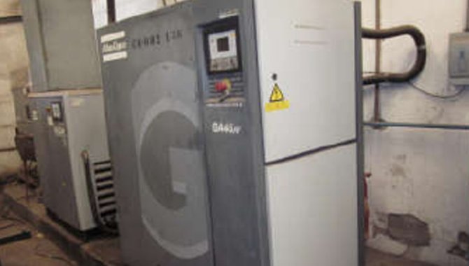 Foto - 01 Compressor de Ar marca Atlas Copco Mod. Ga-45aff - [1]