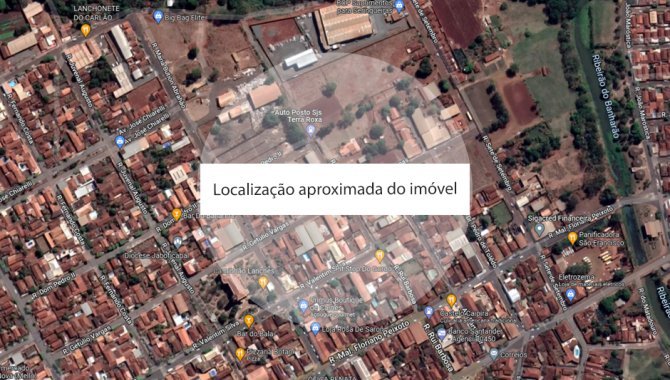 Área com 1.105 m² - Centro - Terra Rocha - SP