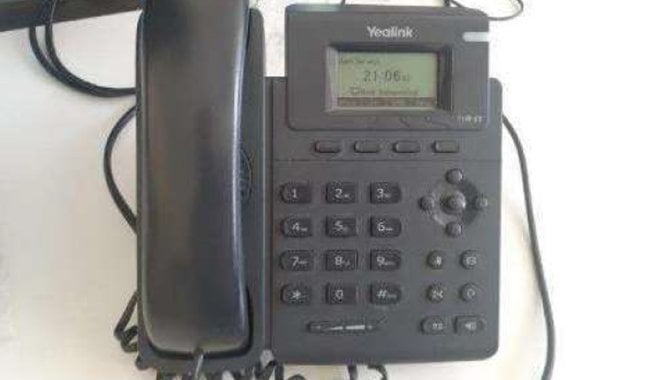Foto - 02 Telefones VOIP - YEALINK- Modelo T19 E2 - [1]