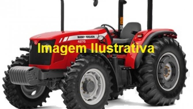 Foto - Trator marca Massey Fergusson 235, cor vermelha, ano 1990 - [1]