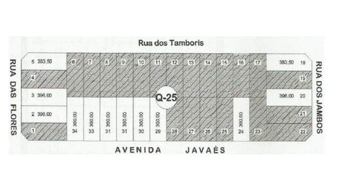 Foto - Terrenos - Araguaína-TO - Av. Javaés, Rua dos Tamboris, Rua das Flores e Rua dos Jambos (Lts 01, 04, 06 à 17, 19, 21 à 23, 25 à 28 da Qd. 25) - Araguaina - [3]