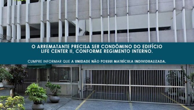 Foto - Vaga de Garagem 23 m² (Edifício Life Center II) - Vila Mariana - São Paulo - SP (Lote 09) - [1]