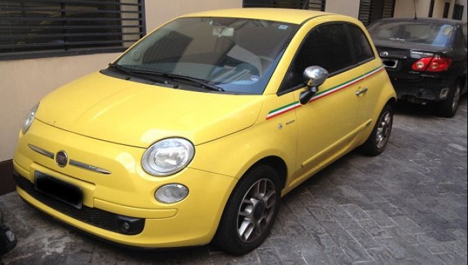 Foto - Carro Fiat / 500 Sport Dual, 2009/2010, Amarelo - [3]