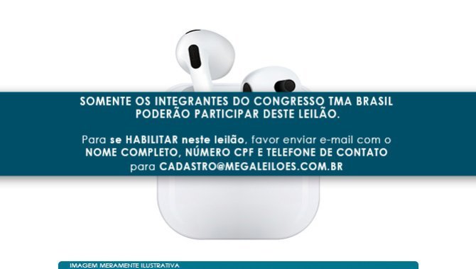 Foto - 01 AirPods Apple (3ª geração) | Lote 01 - [1]