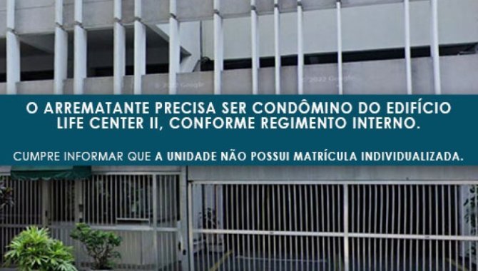 Foto - Parte Ideal de Vaga de Garagem 23 m² (Edifício Life Center II) - Vila Mariana - São Paulo - SP (Lote 10) - [1]