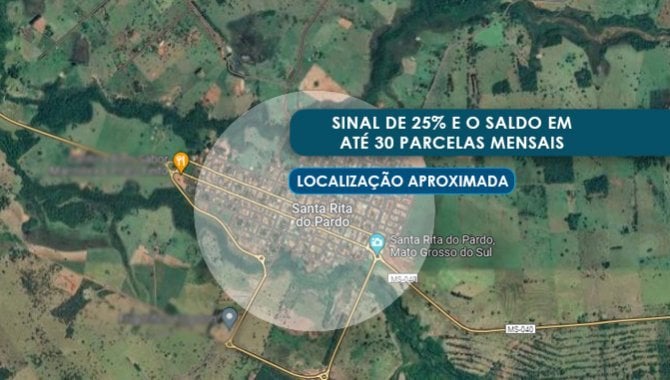 Foto - Área com 1.000 m² - Santa Rita do Pardo - MS - [1]