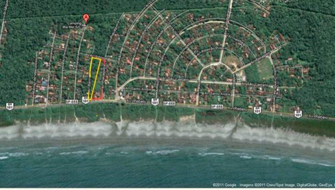 Foto - Área com 5.800 m² - Praia da Boracéia - São Sebastião - SP - [2]