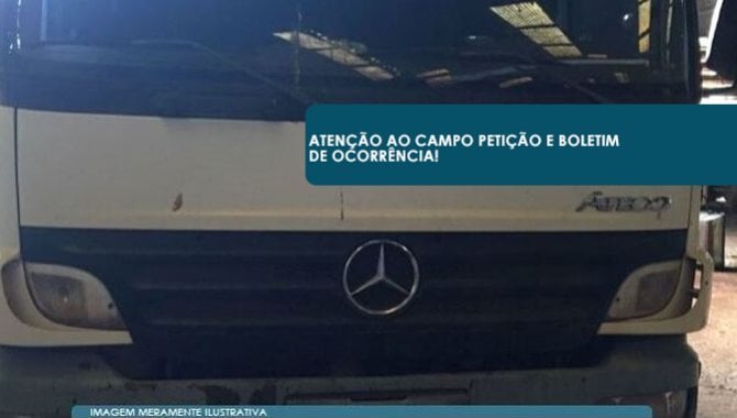 Foto - Caminhão Mercedes Benz Atego 2425 com Munck - [1]
