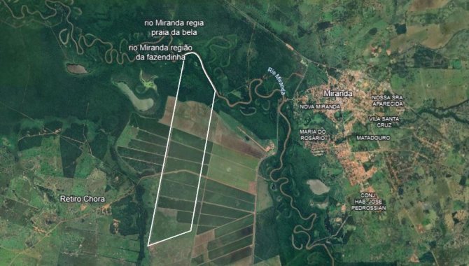 Foto - Área de Terras com 595 ha - Fazenda Pouso Alegre (Beira do Rio Miranda) - Miranda - MS - [3]