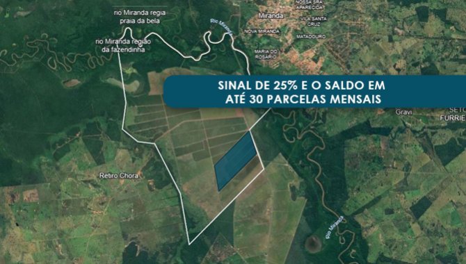 Foto - Área de Terras com 181 ha - Fazenda Pouso Alegre - Miranda - MS - [1]