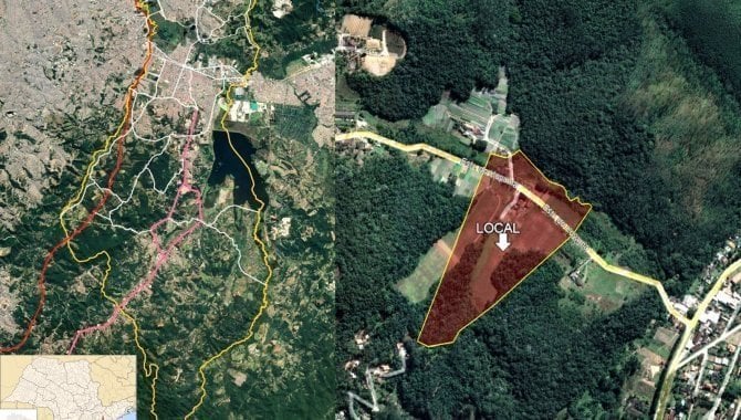 Foto - Sítio com Área de 112.975 m² - Palmeiras - Suzano - SP - [2]